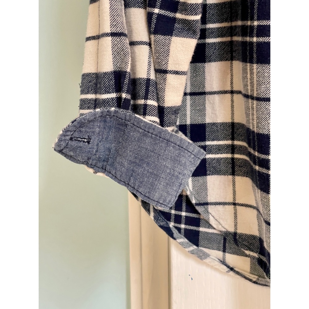 Button Down Flannel Shacket - Picture 6 of 9